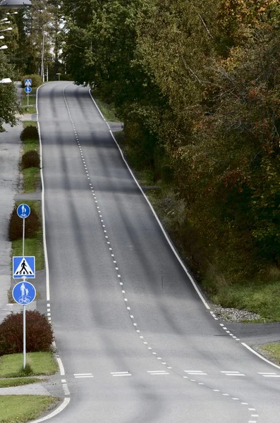 Leere Asphaltstraße — Stockfoto