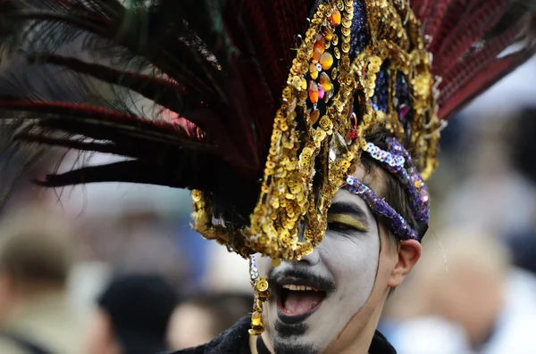 Helsinki, Finlândia, 6 de junho de 2015: carro tradicional de samba de verão — Fotografia de Stock