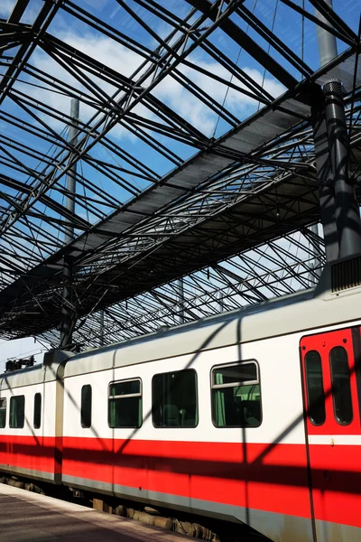 Rijtuigen van een passagierstrein — Stockfoto