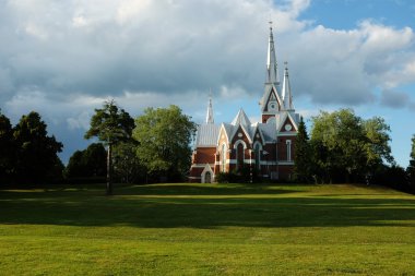 Neo-Gotik mimarisinin Lutheran Kilisesi