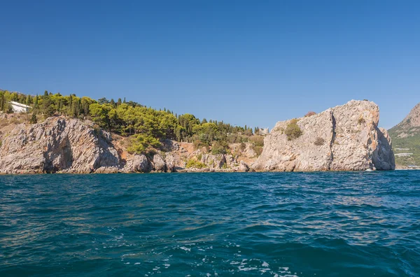 Gurzuf と鮎ダグの山。クリミア半島. — ストック写真