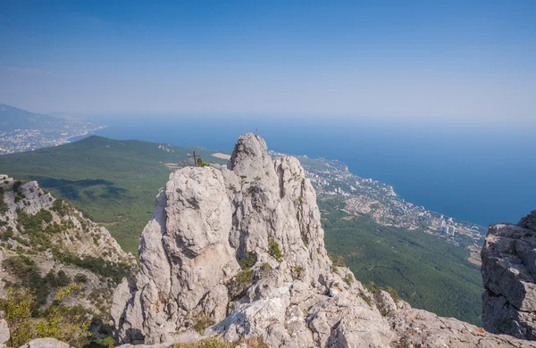 The magnificent view from Ai-Petri mountain — Stock Photo, Image