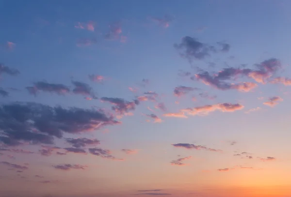 Pôr-do-sol brilhante céu fundo — Fotografia de Stock