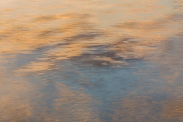 Picture of the surface water in sunset — Stock Photo, Image