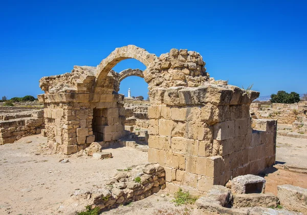Archi greci antichi a Paphos, Cipro — Foto Stock