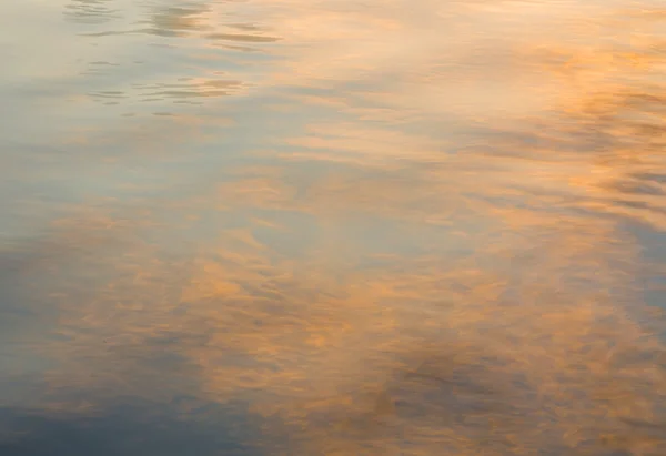 Picture of the surface water in sunset — Stock Photo, Image
