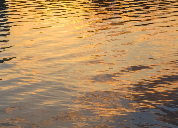 Picture of the surface water in sunset — Stock Photo, Image