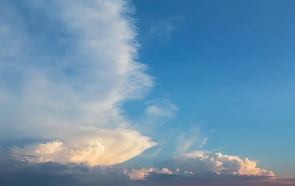 Ljusa solnedgång himmel bakgrund — Stockfoto