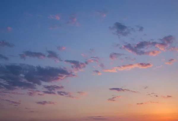 Luminoso tramonto cielo sfondo — Foto Stock