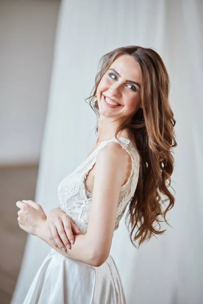 Beautiful Portrait Bride Close — Stock Photo, Image