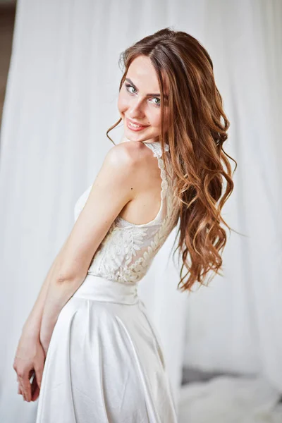 Beautiful Portrait Bride Close — Stock Photo, Image