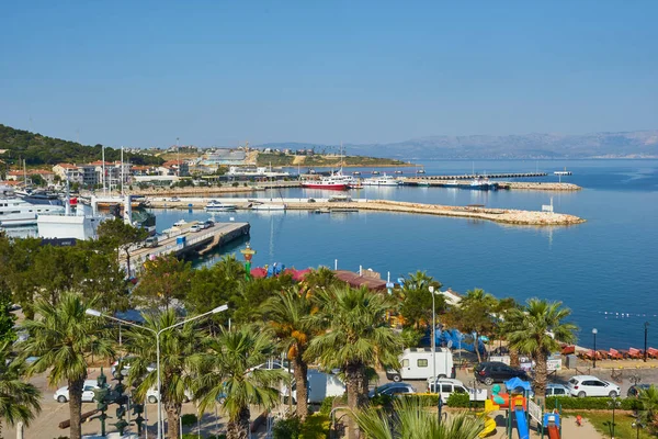 Vista Cesme Castelo Turquia — Fotografia de Stock