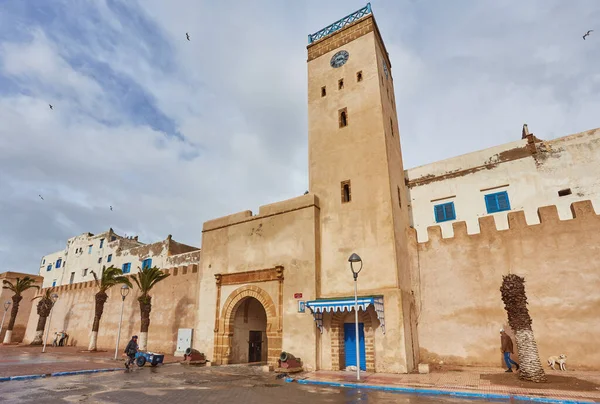 Essaouira Morocco February 2017 Medina Entrance Tower Old City Walls — 图库照片