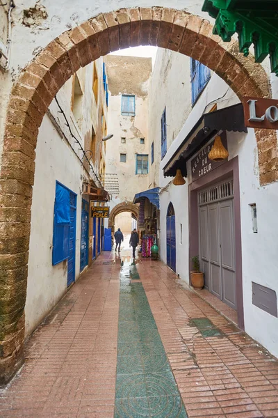 Essaouira Marruecos Febrero 2017 Coloridas Calles Ciudad Marítima Essaouira Marruecos — Foto de Stock