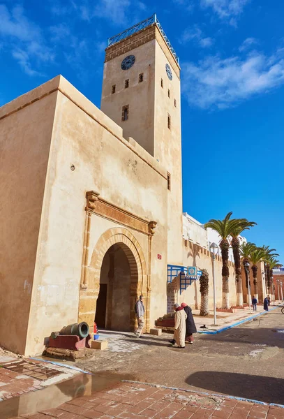 Essaouira Morocco February 2017 Medina Entrance Tower Old City Walls — 图库照片