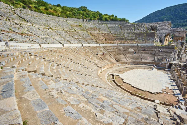 Selcuk Turquie Avril 2018 Amphithéâtre Dans Les Ruines Romaines Ephèse — Photo