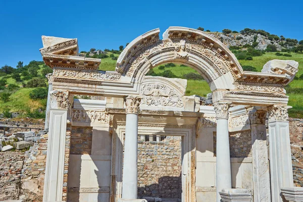 Selcuk Turkije April 2018 Hadriaanse Tempel Oude Stad Efeze Bij — Stockfoto