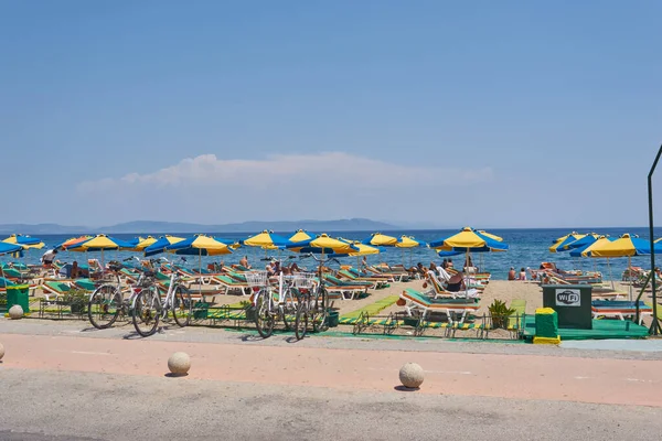Kos Island Greece May 2018 Kos Island Beach Town Summer — Stock Photo, Image