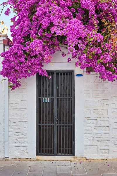 Belo Close Uma Casa Mediterrânea Tradicional — Fotografia de Stock