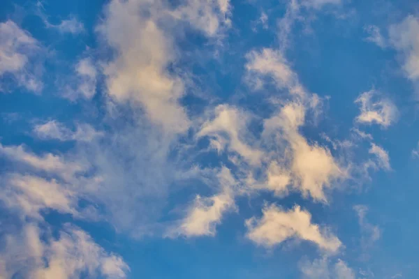 Beau Ciel Avec Nuage Avant Coucher Soleil Fond Naturel — Photo