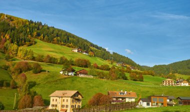 Santa Maddalena, Dolomites Sıradağları, Güney Tyrol, İtalya
