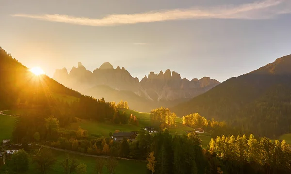 Santa Maddalena Dolomiten Südtirol Italien — Stockfoto