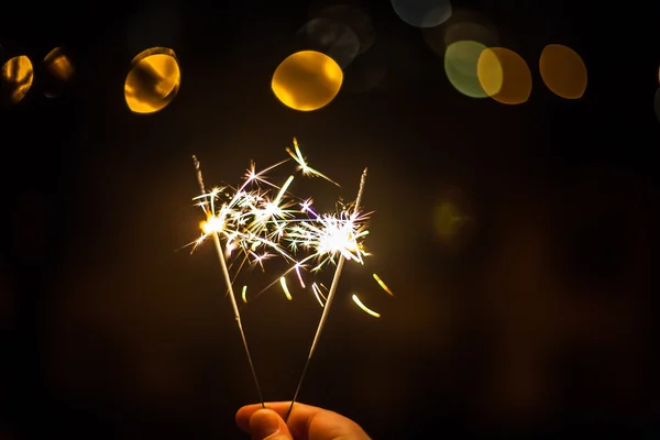 Maytap ve renkli bokeh Noel