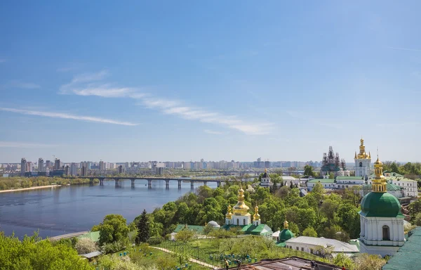 Panoramic view of Kyiv-Pechersk Lavra — Stock Photo, Image