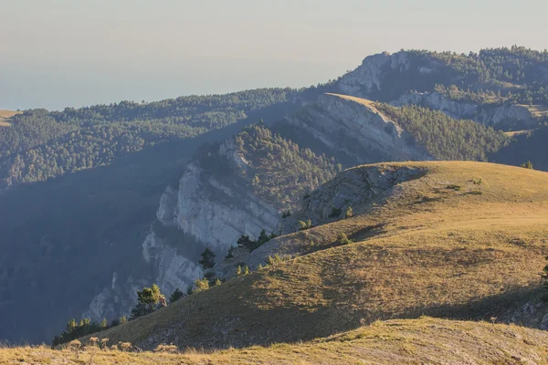 Weg op bergplateau Ai-Petri op de Krim — Stockfoto