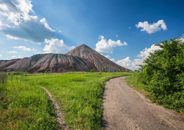 Cumulo di steppa ucraina — Foto Stock