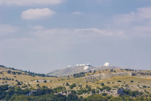 Crimean observatory on the plateau — Stock Photo, Image