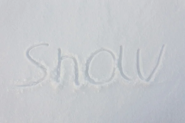 A word hó írt — Stock Fotó