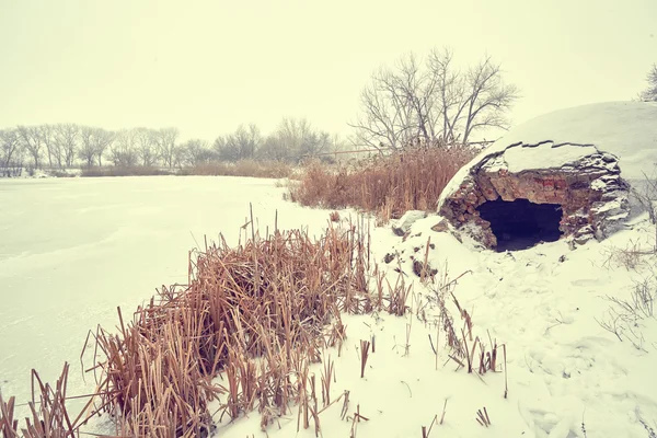 Linda paisagem de inverno — Fotografia de Stock