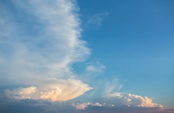 Ljusa solnedgång himmel bakgrund — Stockfoto