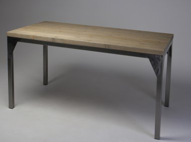 modern çatı ahşap masa stüdyo vurdu