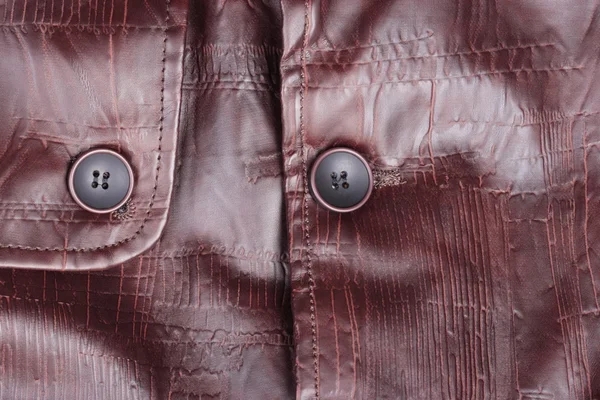 Veste chaude en cuir de qualité pour hommes — Photo