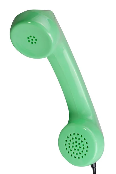 Telefone rotativo verde velho — Fotografia de Stock