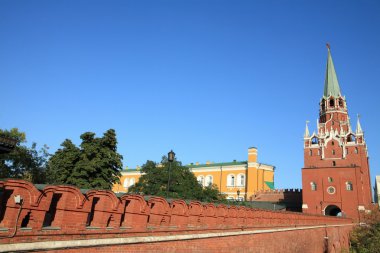 Gökyüzü arka planında Kremlin kulesi