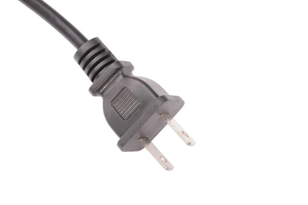 American Outlet Plug with Cord Isolated — Stock Photo, Image