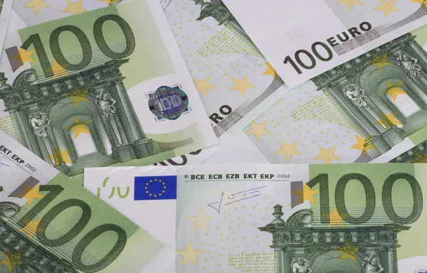 Europe euros banknote of hundreds — Stock Photo, Image