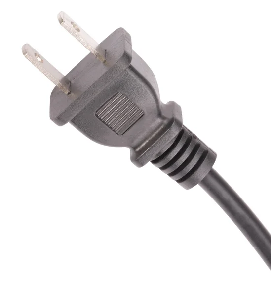 American Outlet Plug met Cord Isolated — Stockfoto