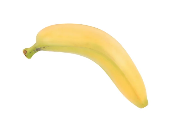 Gele bananen geïsoleerd op wit — Stockfoto