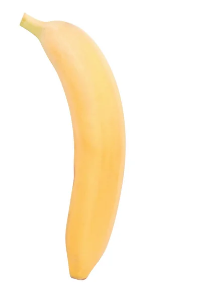 Rohe Gelbe Banane isoliert — Stockfoto