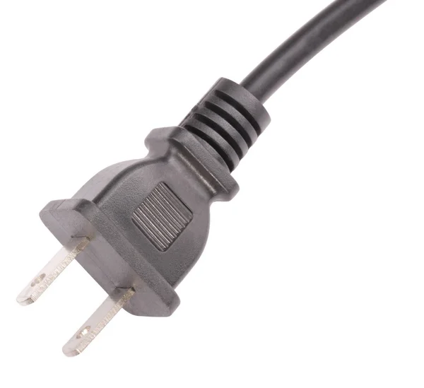 American Outlet Plug met Cord Isolated — Stockfoto