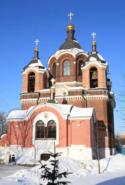 Église Pendant Journée Hiver — Photo