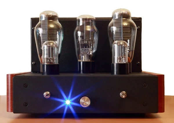 Vacuum Tube Amplifier 300B Triodes — Stock Photo, Image