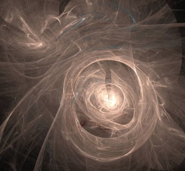 Dijital fraktal resimlerinden birinin resmi