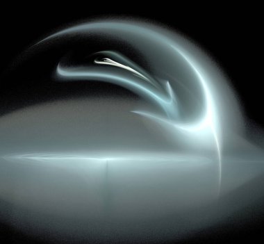 Dijital fraktal resimlerinden birinin resmi