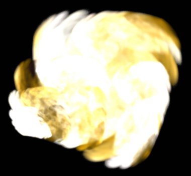 Dijital fraktal resimlerinden birinin resmi