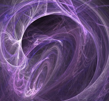 Dijital fraktal resimlerinden birinin resmi